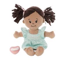 Tomfoolery Toys | Love, Stella Beige Doll with Brown Pigtails