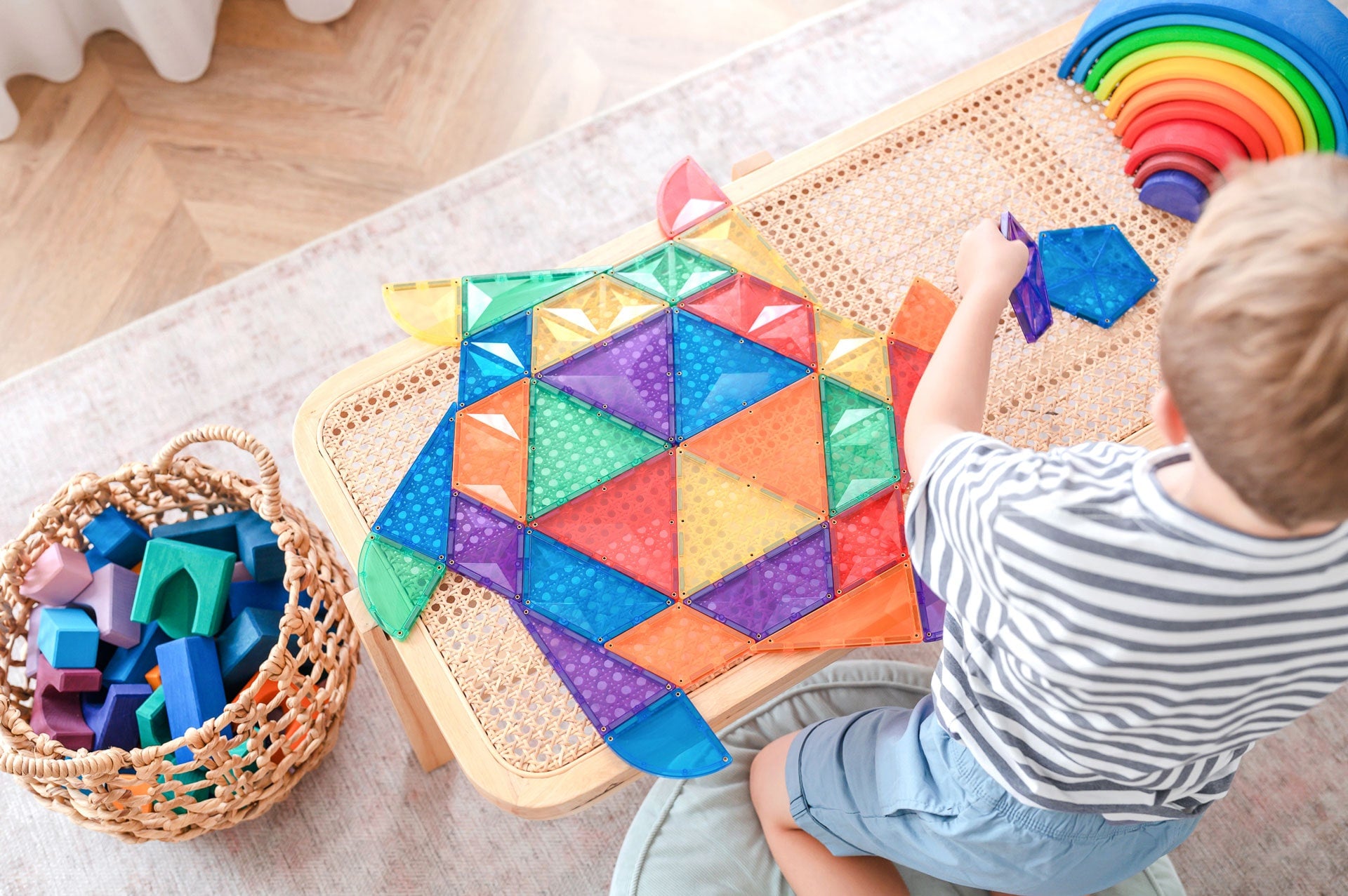 Tomfoolery Toys | Rainbow Shape Expansion Pack, 36pc