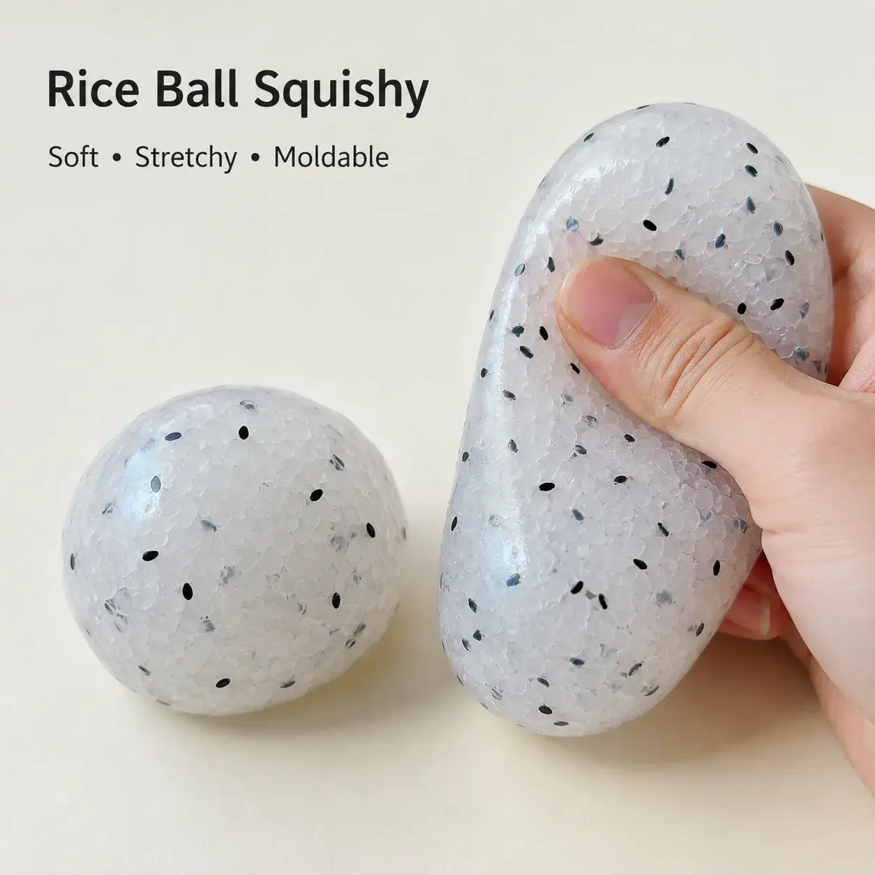 Tomfoolery Toys | Onigiri Rice Ball Squishy