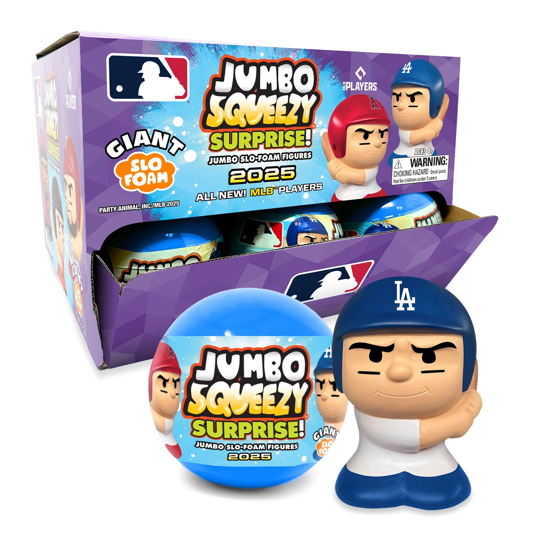 Tomfoolery Toys | 2025 MLB Jumbo Squeezy Capsule