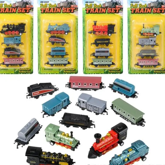 Tomfoolery Toys | Diecast Mini Locomotive Train Set