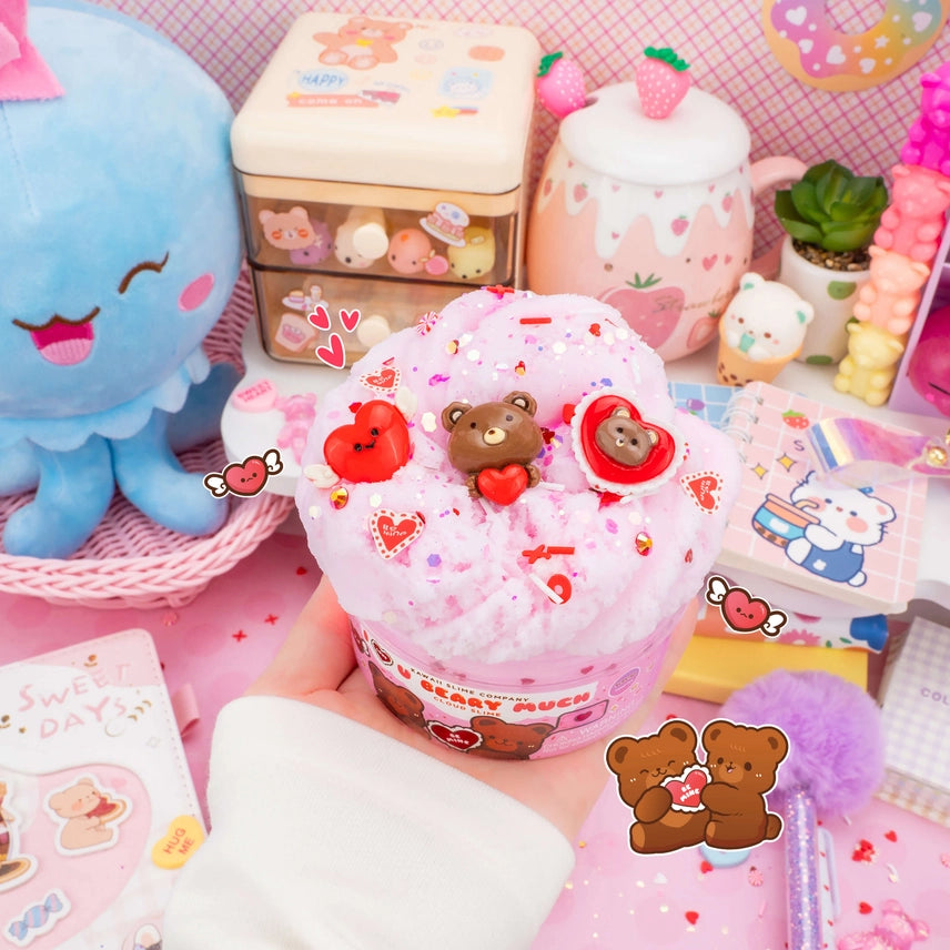 I Love You Beary Much Cloud Slime Cover