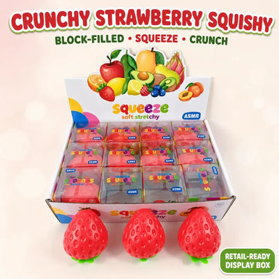 Crunchy Strawberry Block Squishy Preview #1