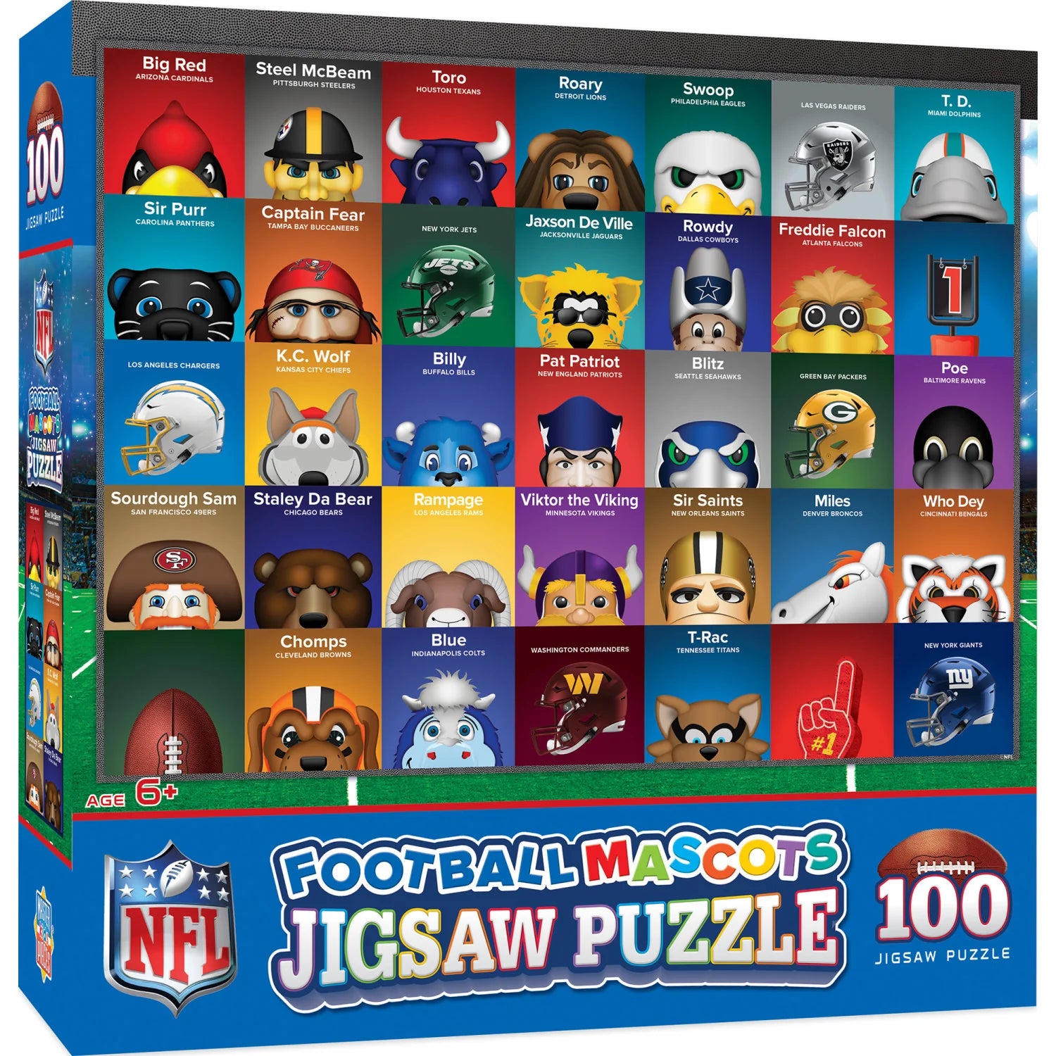 Tomfoolery Toys | NFL Mascot Puzzle