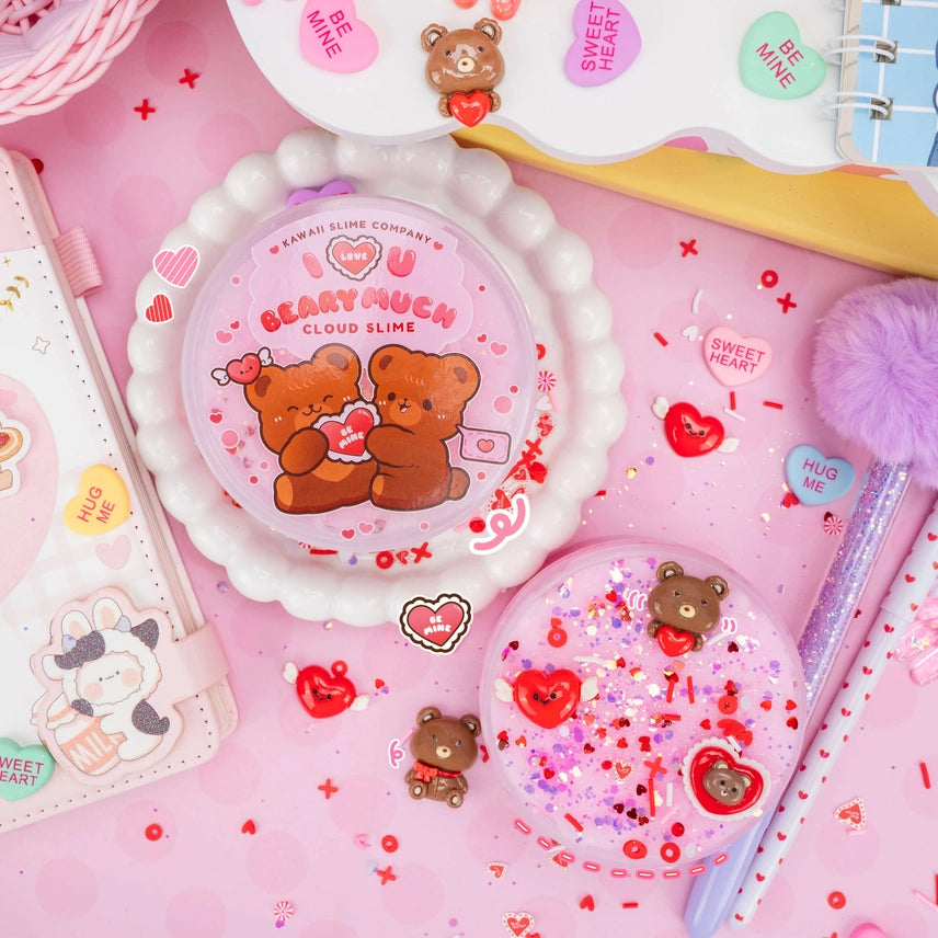 I Love You Beary Much Cloud Slime Cover