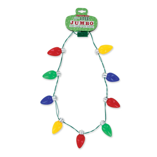 Tomfoolery Toys | Jumbo Flashing Christmas Necklace