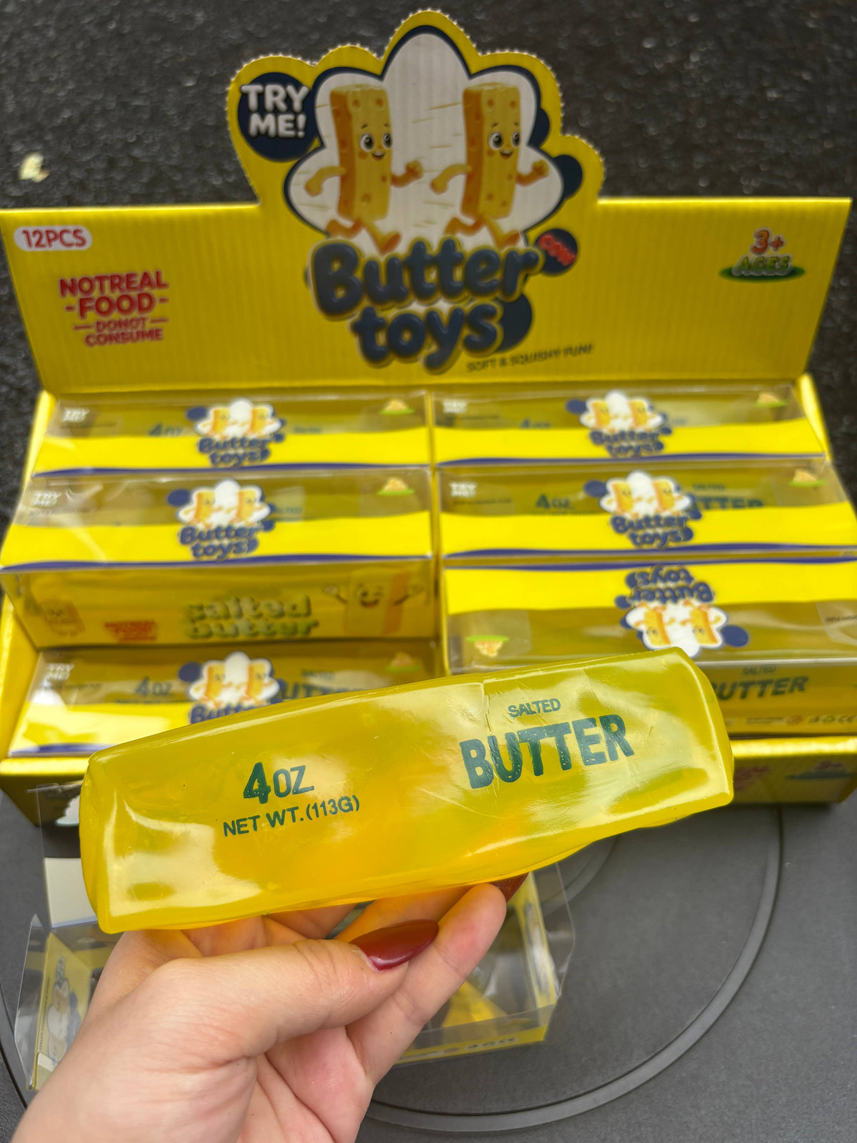 Moldable Salted Butter Stick Squishy Cover