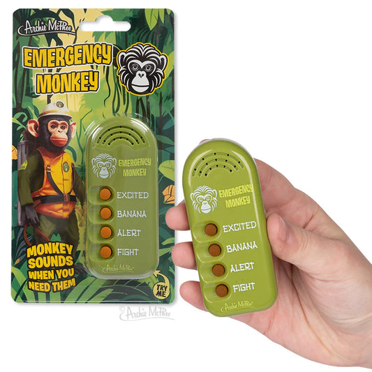 Tomfoolery Toys | Emergency Monkey Button