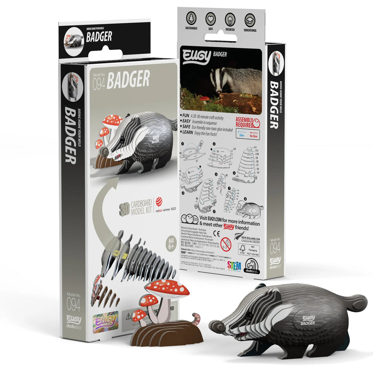 Badger 3D Puzzle Cover