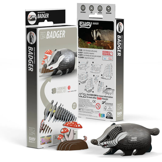 Tomfoolery Toys | Badger 3D Puzzle