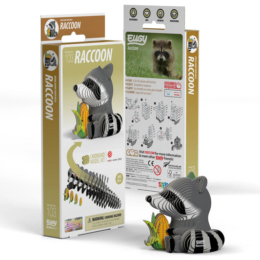 Tomfoolery Toys | Raccoon 3D Puzzle