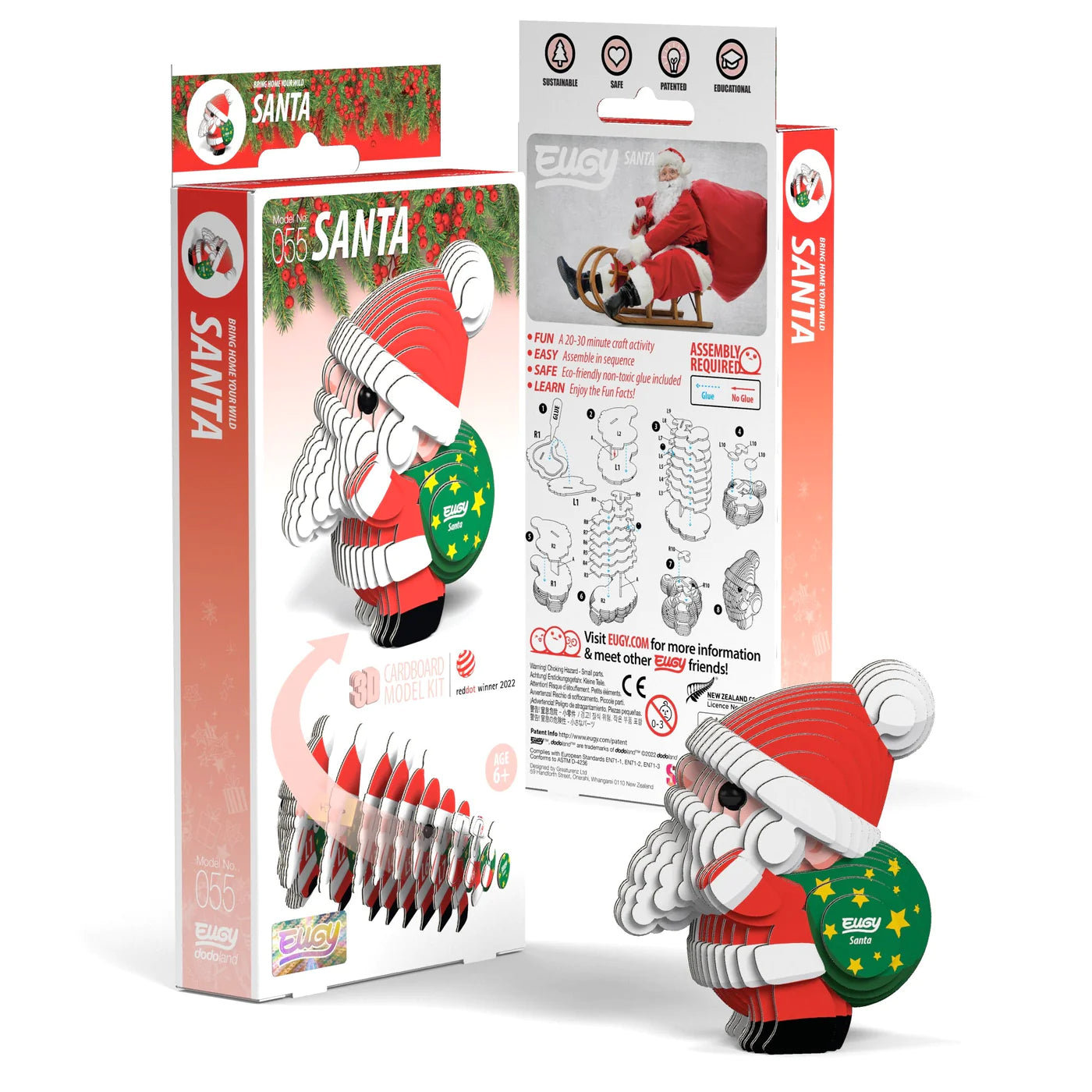 Tomfoolery Toys | Santa 3D Puzzle