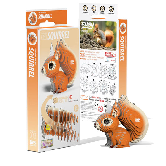 Tomfoolery Toys | Squirrel 3D Puzzle