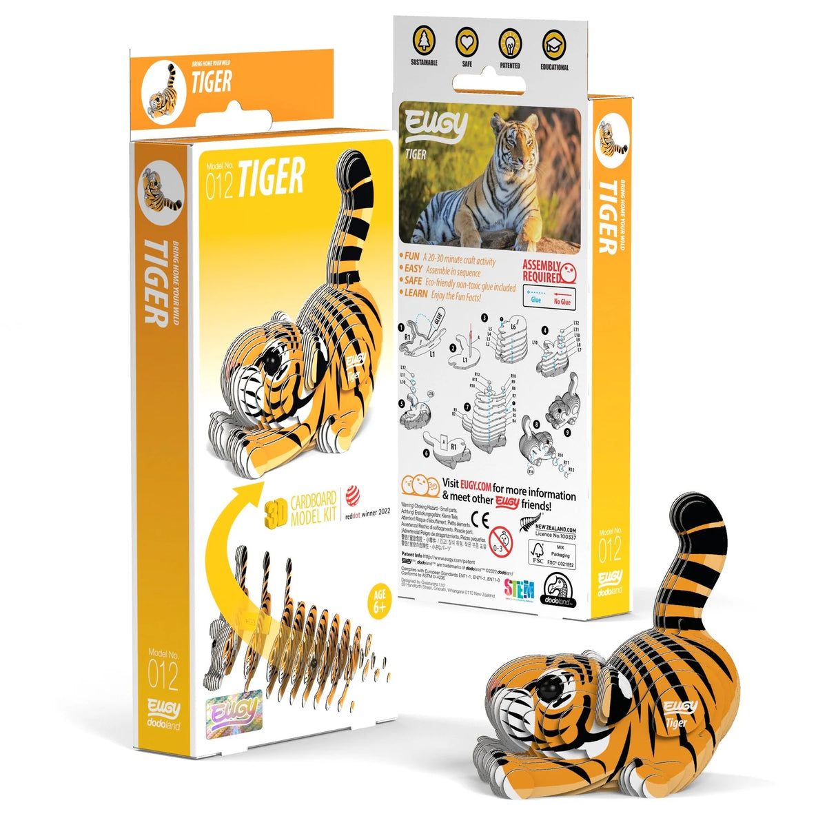 Tiger 3D Puzzle Cover