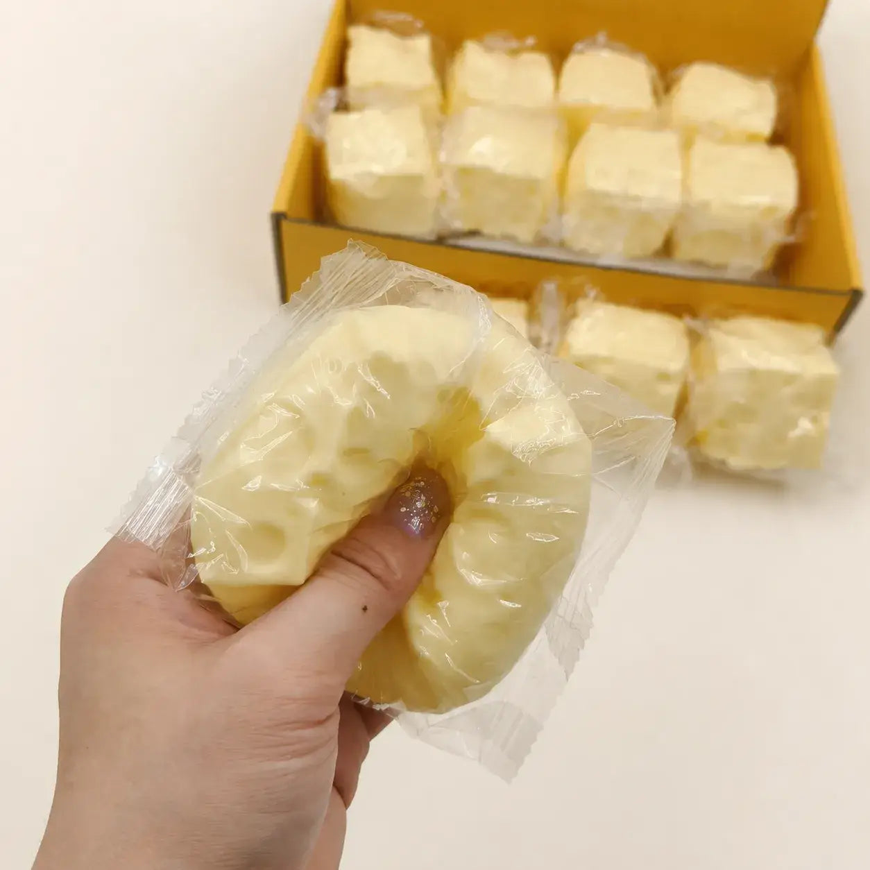 Tomfoolery Toys | Cheese Block Squishy