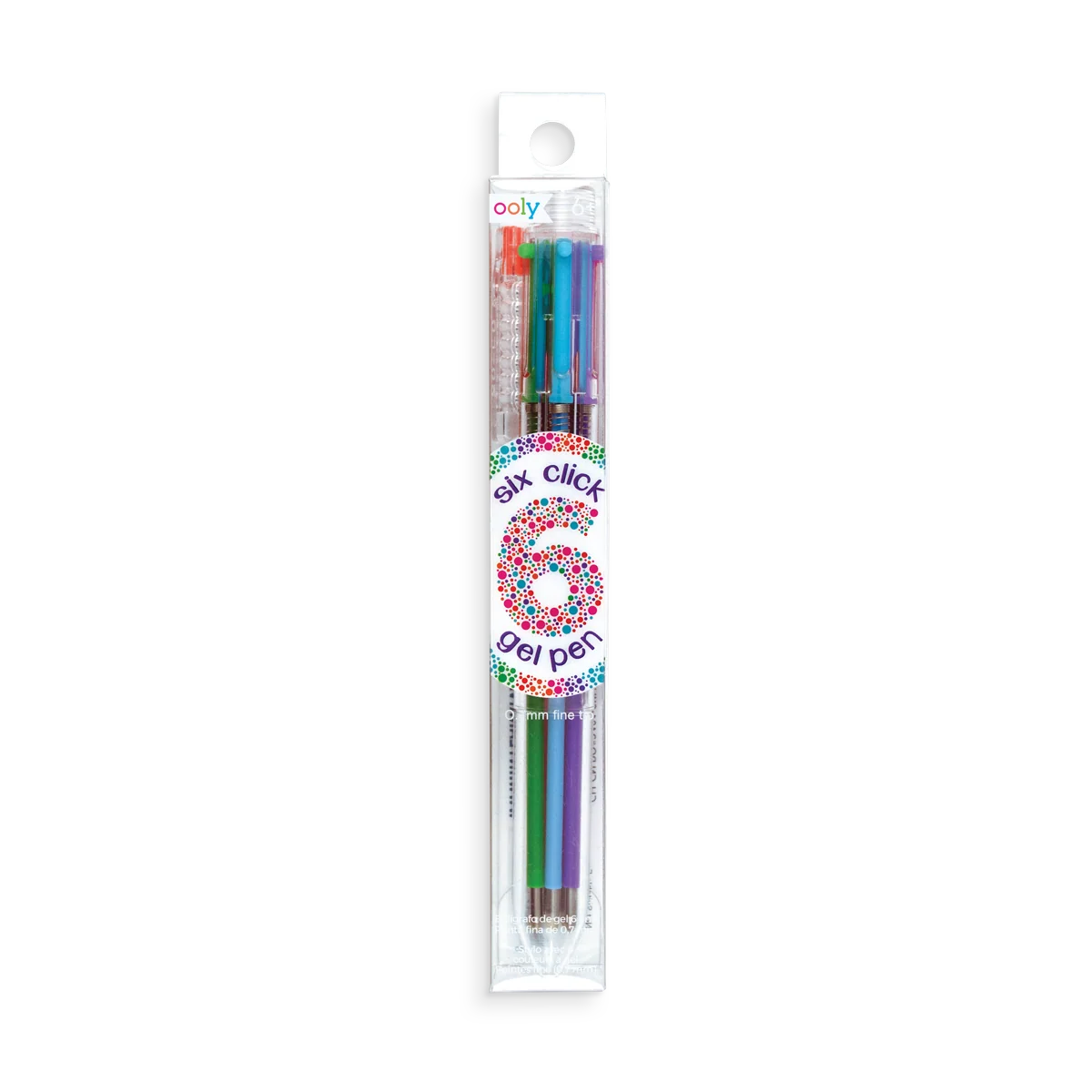 Tomfoolery Toys | 6 Click Gel Pens
