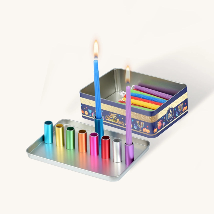 Tomfoolery Toys | Hanukkah Magnetic Menorah Set