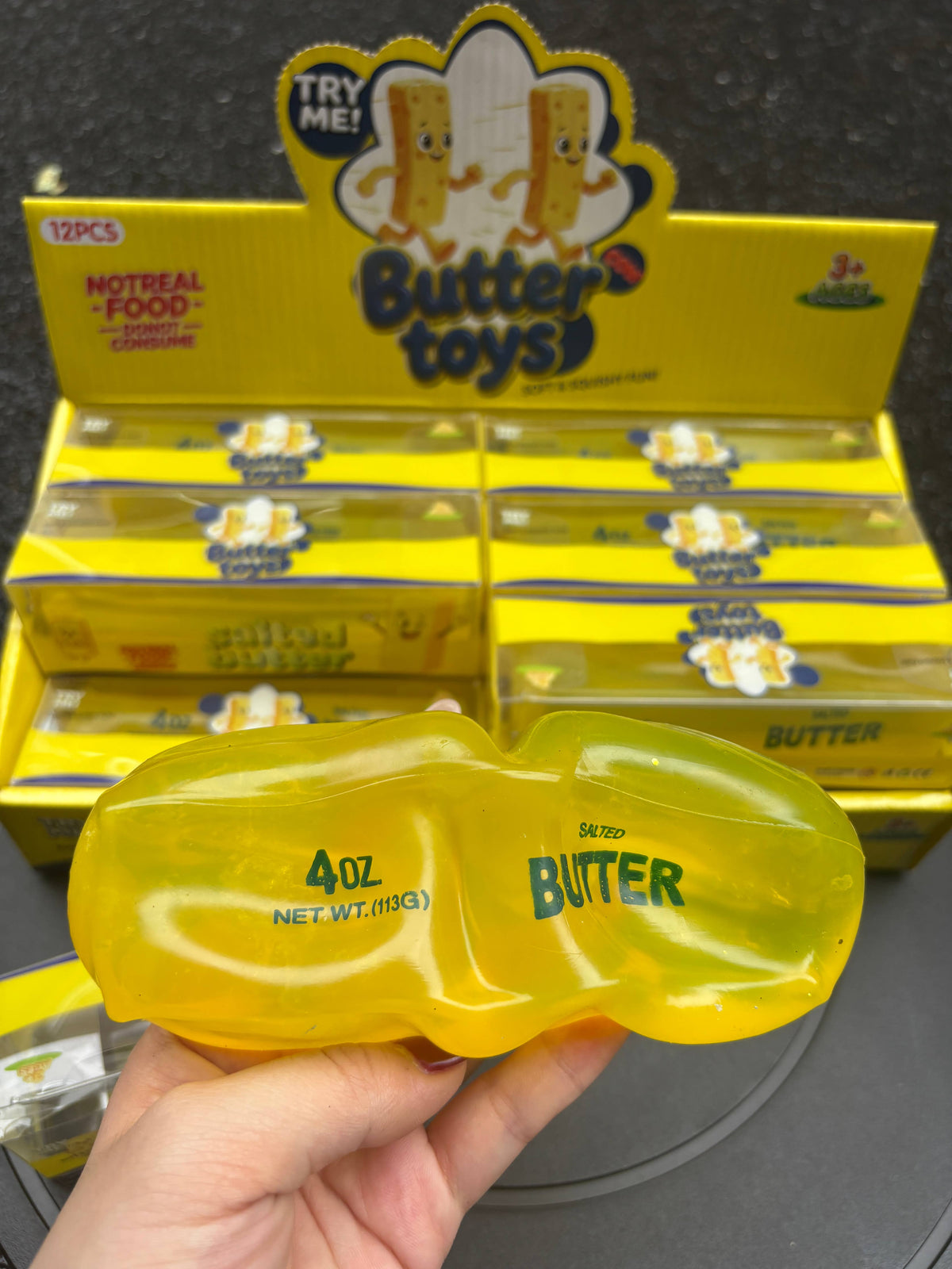 Moldable Salted Butter Stick Squishy Cover