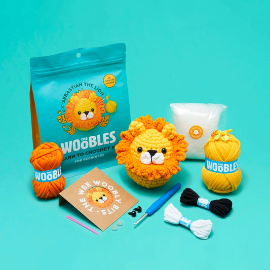 Tomfoolery Toys | Sebastian the Lion Beginner Crochet Kit