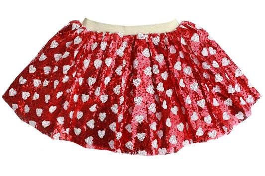 Tomfoolery Toys | Red Sparkle Heart Tutu, 2-6