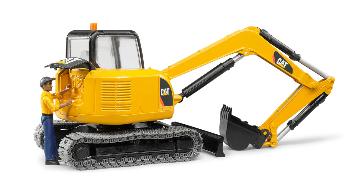 CAT Mini Excavator w/ Worker Cover