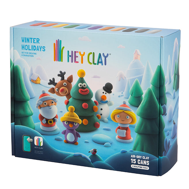 Tomfoolery Toys | Hey Clay Winter Holidays Set