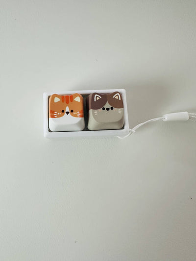 Cat Keycap Bag Charm 3 key caps Preview #5