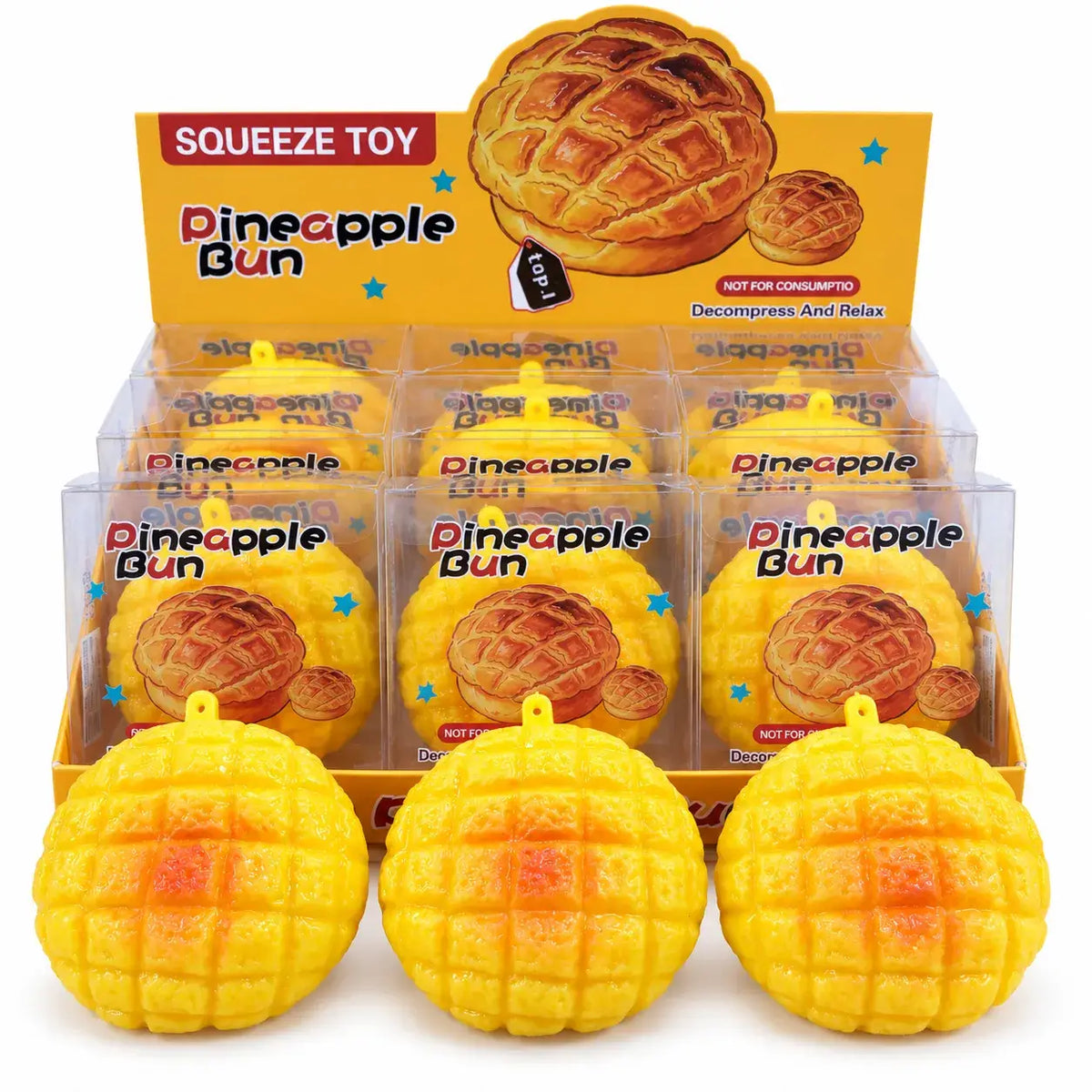 Crunchy Pineapple Bun Squishy Cover