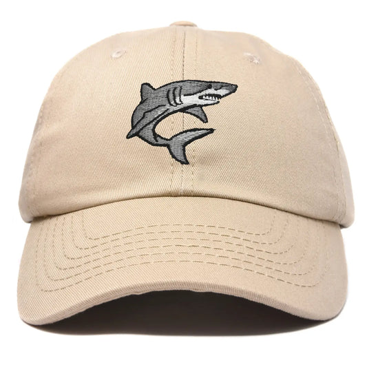 Tomfoolery Toys | Youth Khaki Shark Cap