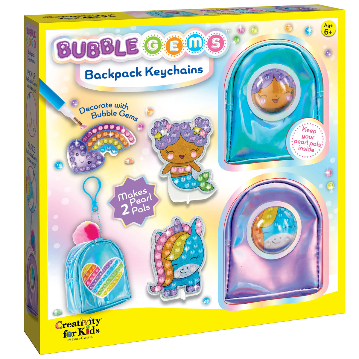 Bubble Gems Backpack Key Chains Cover