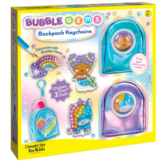 Tomfoolery Toys | Bubble Gems Backpack Key Chains