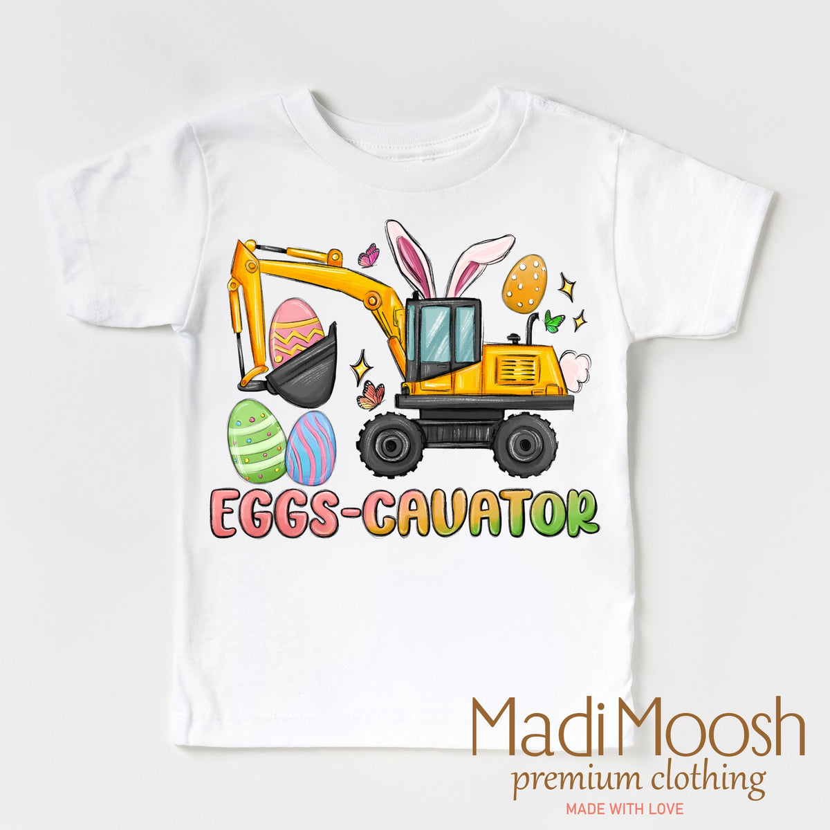 Eggs-Cavator Easter Shirt Cover