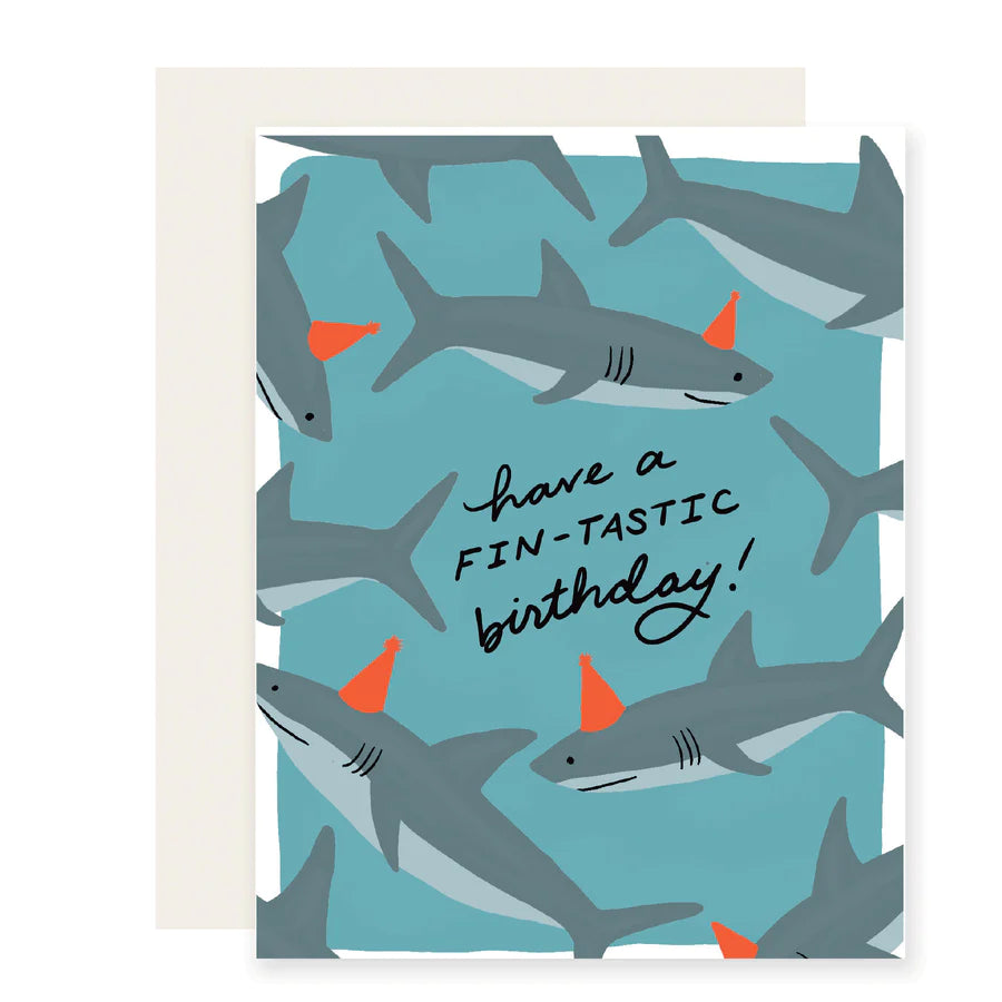 Fin-tastic Birthday Card Cover