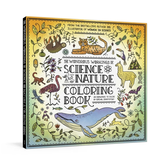 The Wondrous Workings of Science and Nature Coloring Book Cover