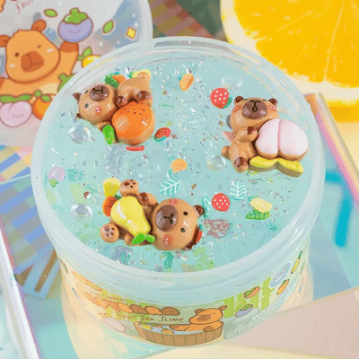 Capybara Fruit Spa Slime Preview #4