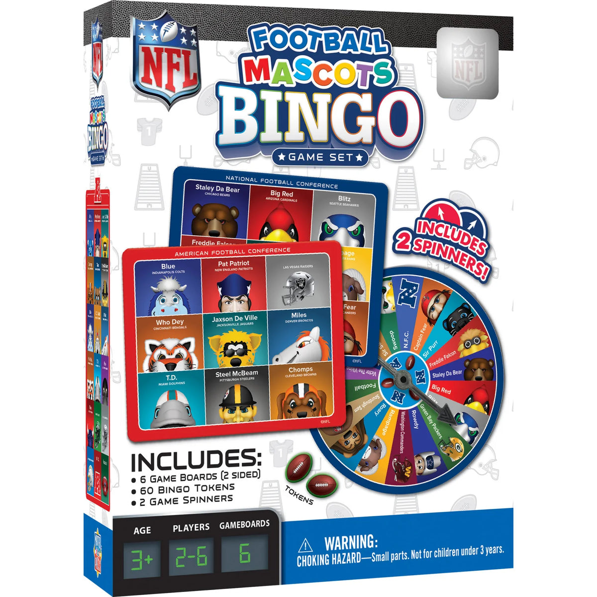 NFL Mascot Bingo Cover