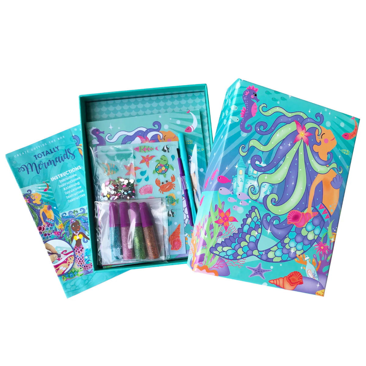 Totally Mermaids Glitter & Foil Art Set Cover