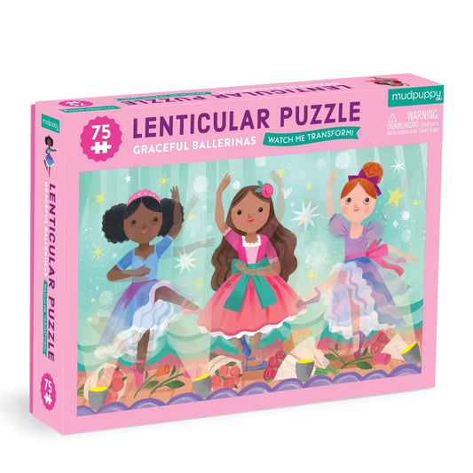 Tomfoolery Toys | Graceful Ballerinas Lenticular Puzzle