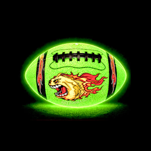 Tomfoolery Toys | Green Rubber Football, Size 6