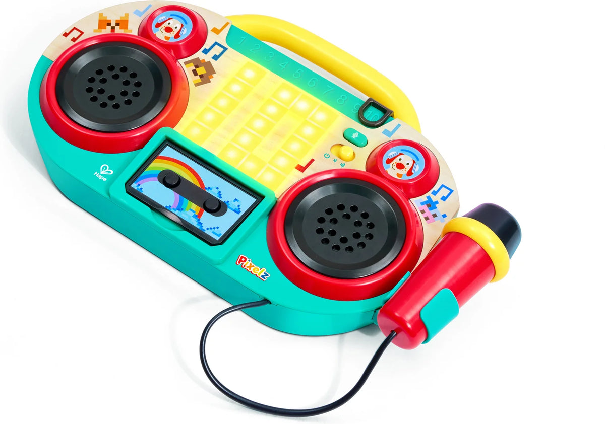 Pixelz Sing-Along Pixel Boombox Cover