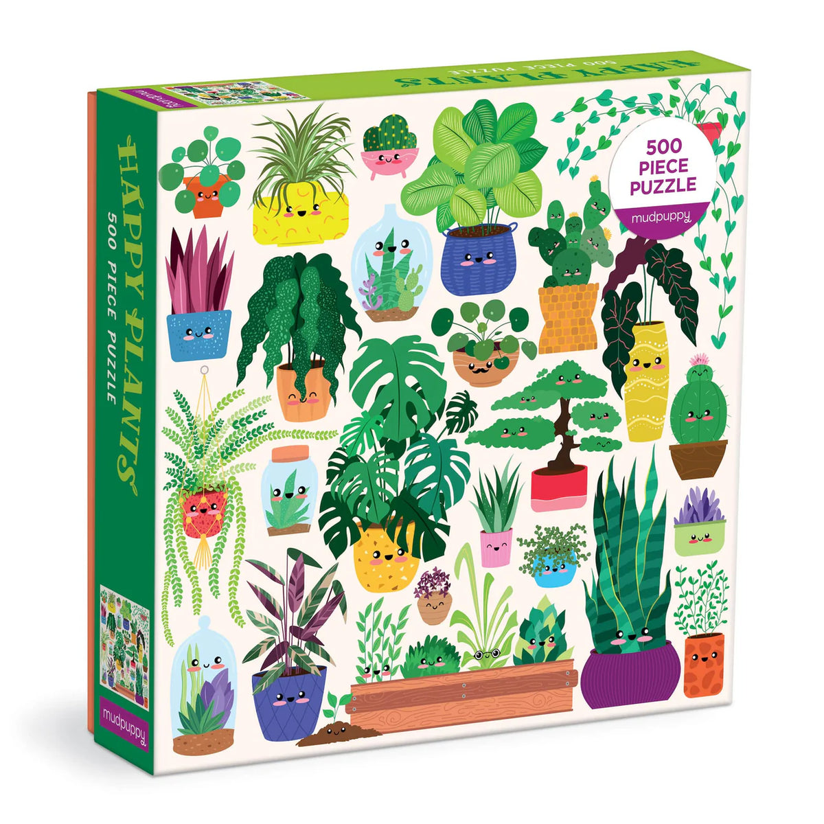 Happy Plants Family 500pc Puzzle Cover