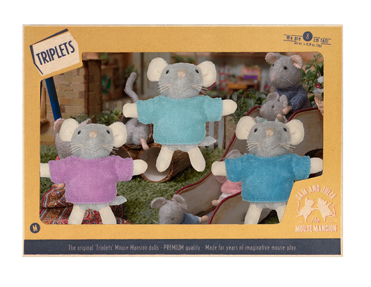 Tomfoolery Toys | The Triplets Little Mouse Dolls