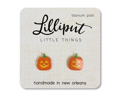 Jack O' Lantern Earrings Preview #1