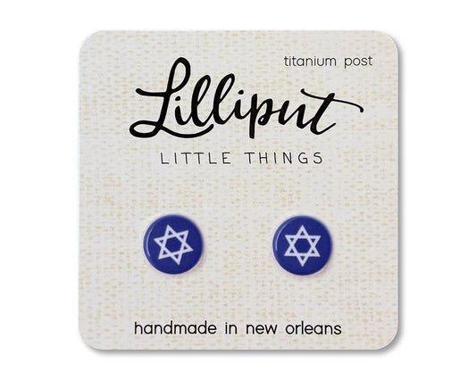 Tomfoolery Toys | Star of David Earrings