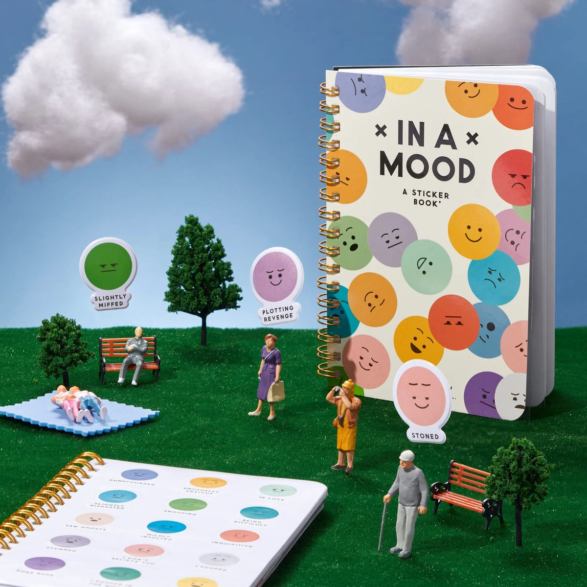 In A Mood Sticker Book Cover