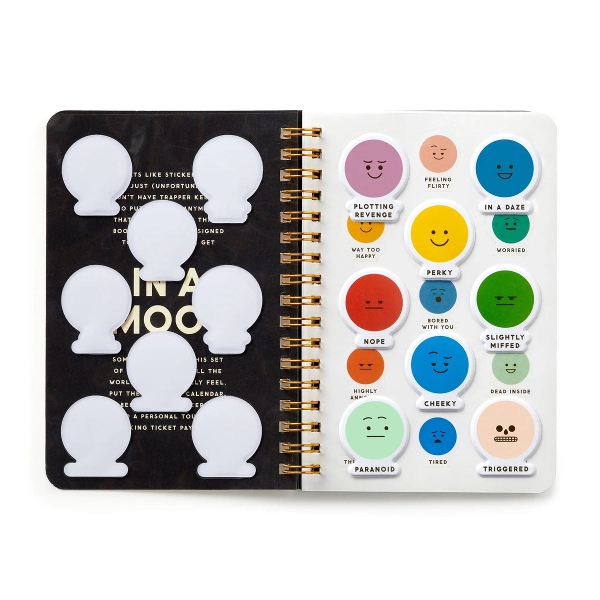 In A Mood Sticker Book Cover