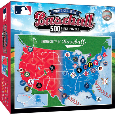 MLB Sports Map Puzzle Preview #1