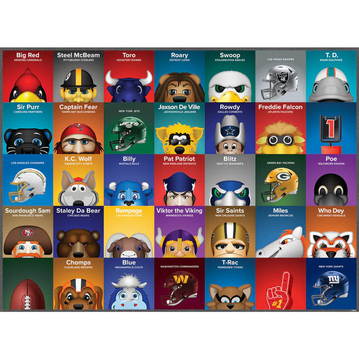 NFL Mascot Puzzle Cover