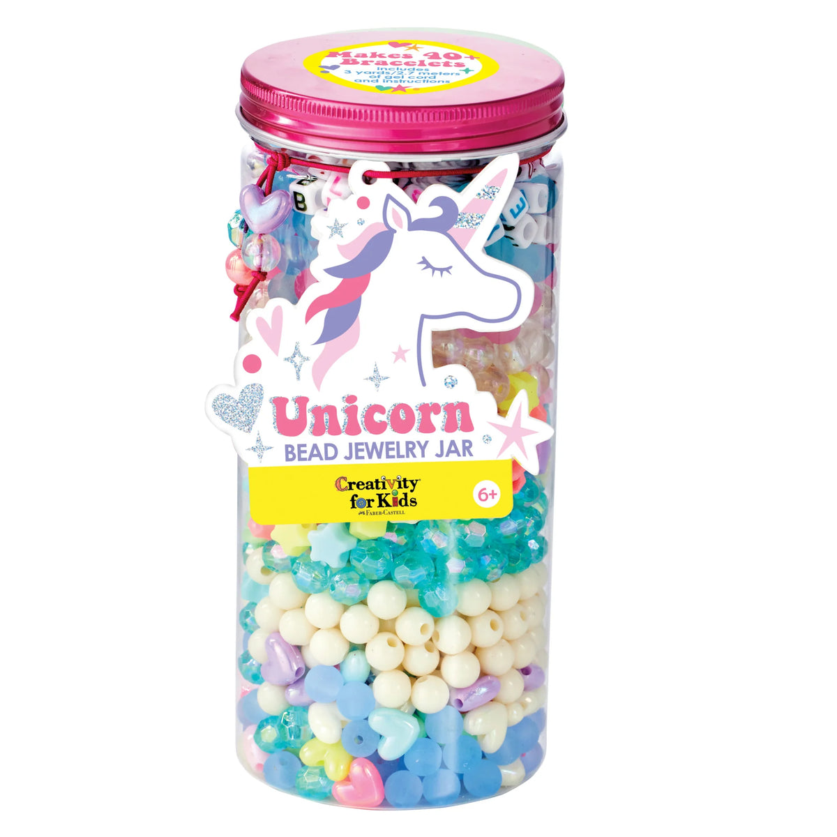 Unicorn Bead Jewelry Jar Cover