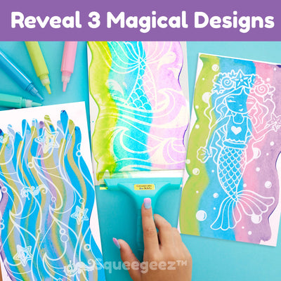 Mermaid Magic Reveal Squeegee Art Preview #5